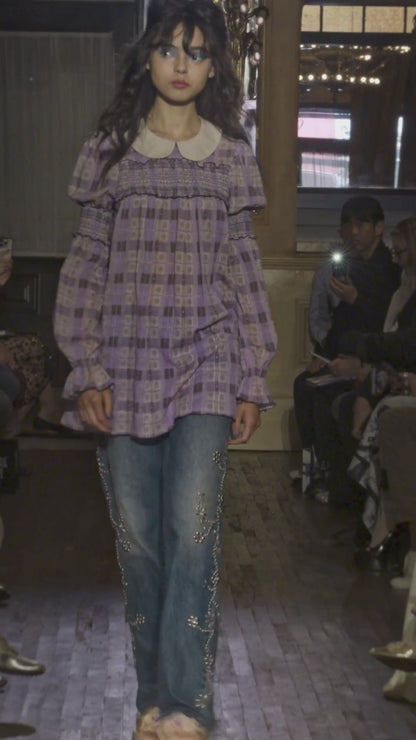 Studded Denim Jeans | Anna Sui