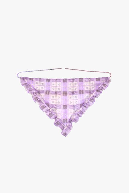 Plaid Blossom Bandana | Anna Sui