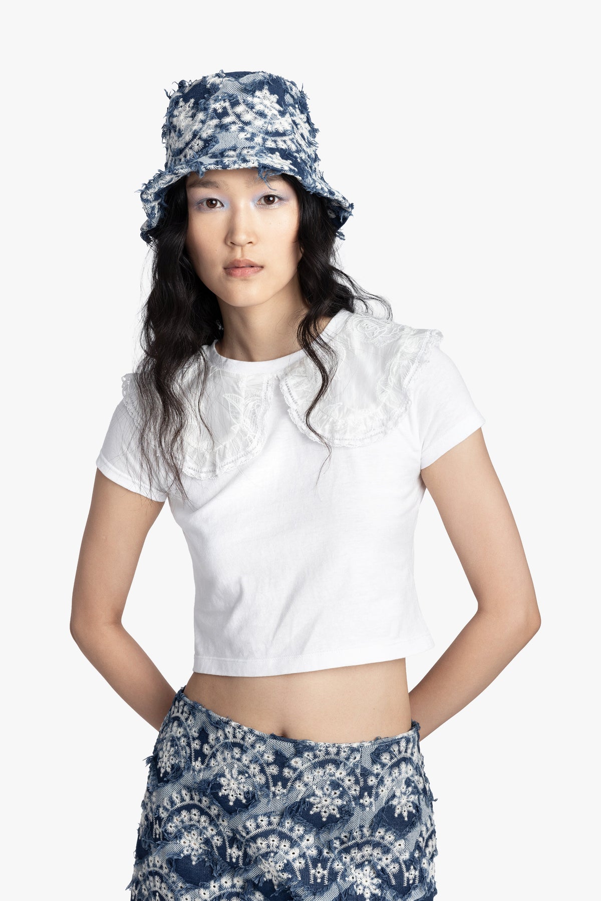 Sonora Denim Bucket Hat | Anna Sui