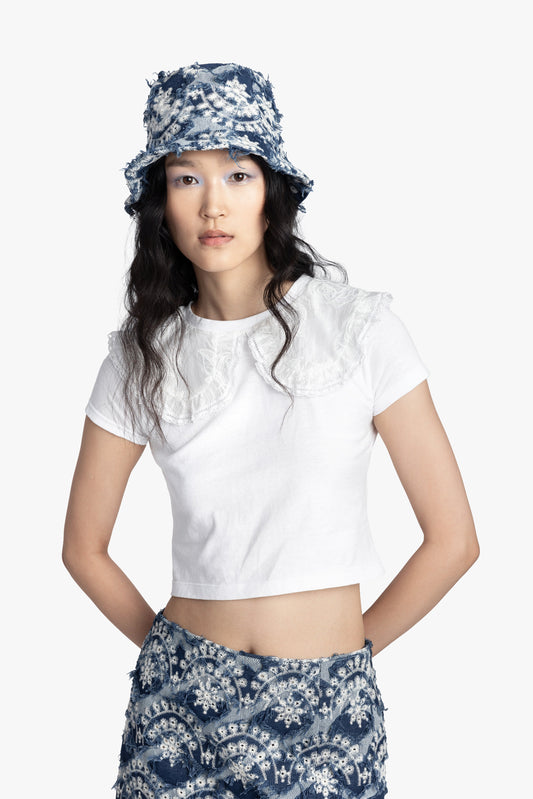 Sonora Denim Bucket Hat | Anna Sui