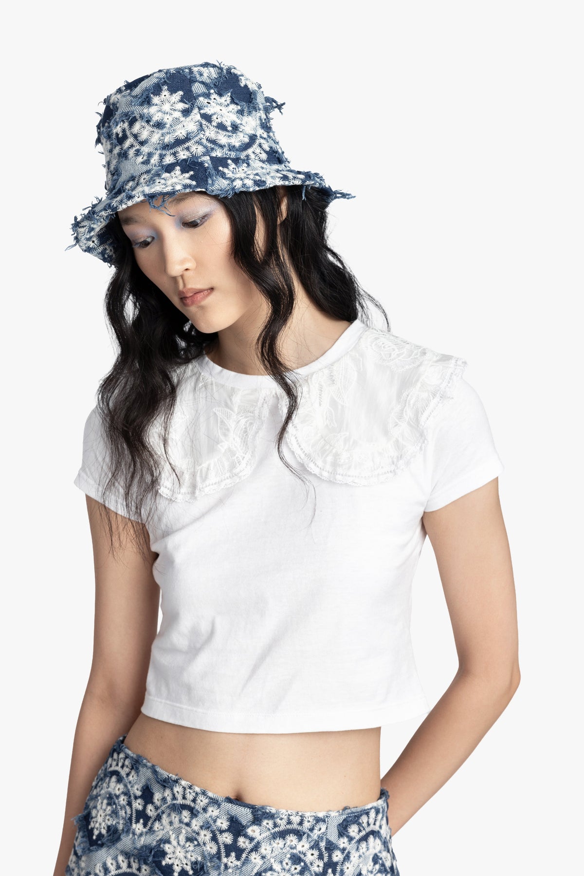 Sonora Denim Bucket Hat | Anna Sui