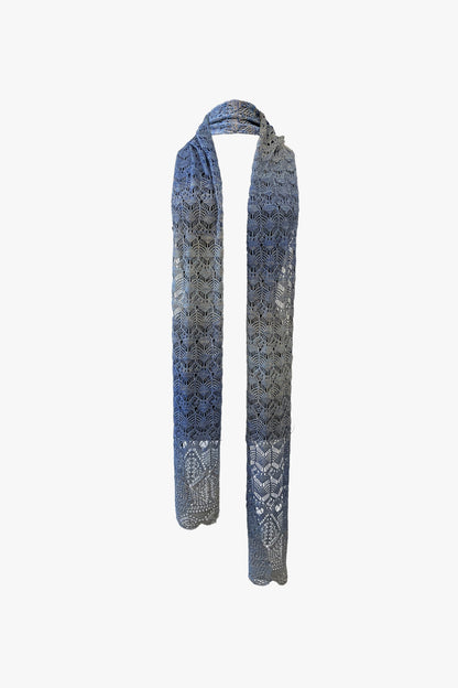 Ombre Space Dye Crochet Scarf - Twilight | Anna Sui