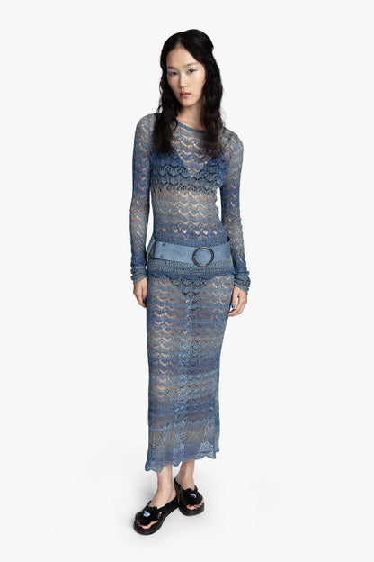 Suede Belt - Denim | Anna Sui
