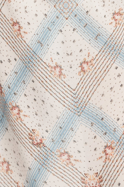 Heritage Scarf Print Chiffon Skirt | Anna Sui