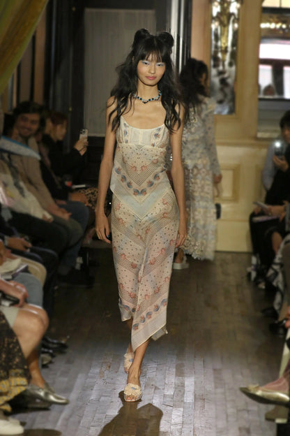 Heritage Scarf Print Chiffon Skirt | Anna Sui