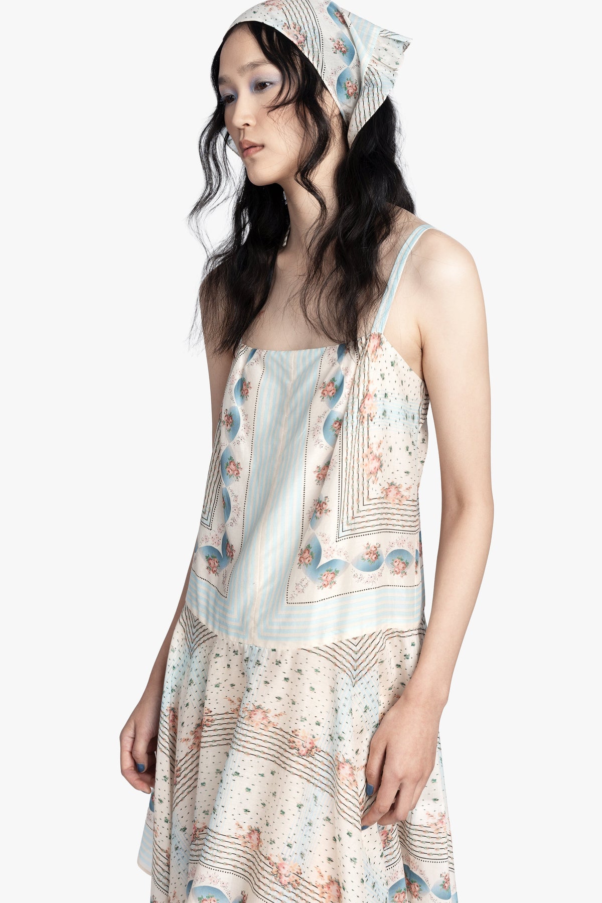 Heritage Scarf Print Dress | Anna Sui