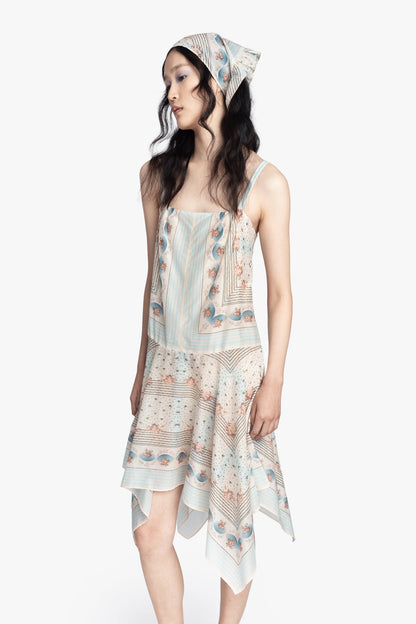 Heritage Scarf Print Dress | Anna Sui