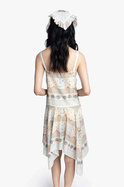 Heritage Scarf Print Dress | Anna Sui