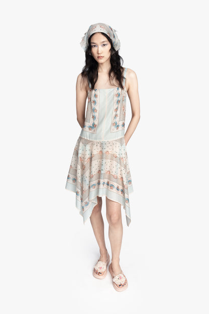 Heritage Scarf Print Dress | Anna Sui