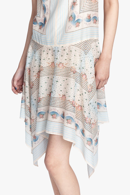 Heritage Scarf Print Dress | Anna Sui