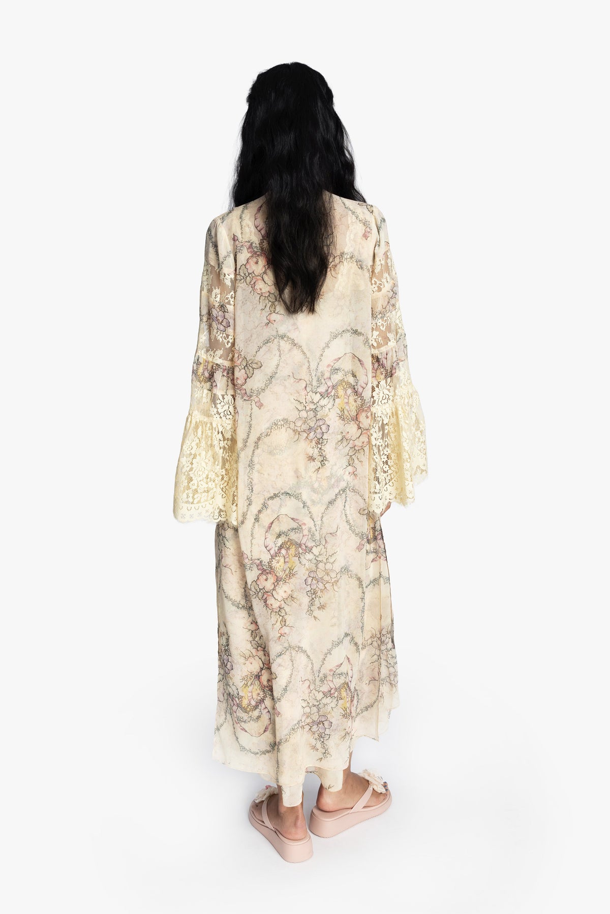 Spirit Bloom Chiffon Peignoir | Anna Sui