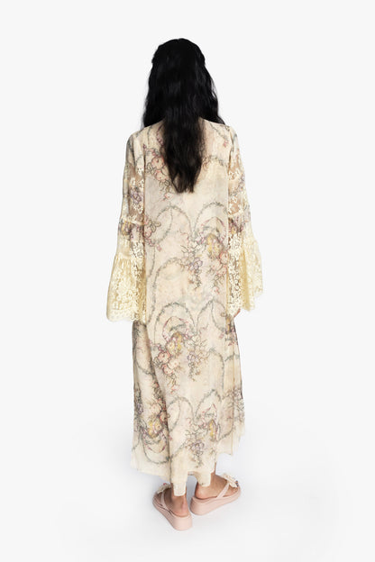 Spirit Bloom Chiffon Peignoir | Anna Sui