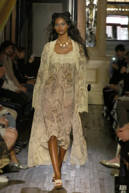 Spirit Bloom Chiffon Peignoir | Anna Sui