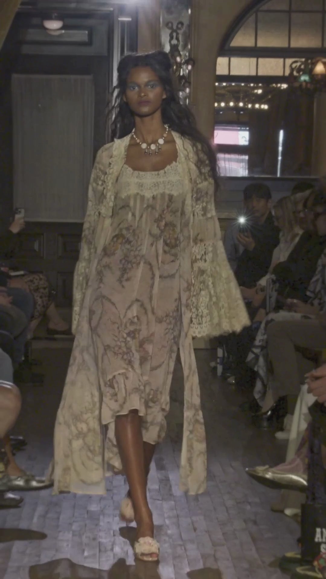 Spirit Bloom Chiffon Peignoir | Anna Sui