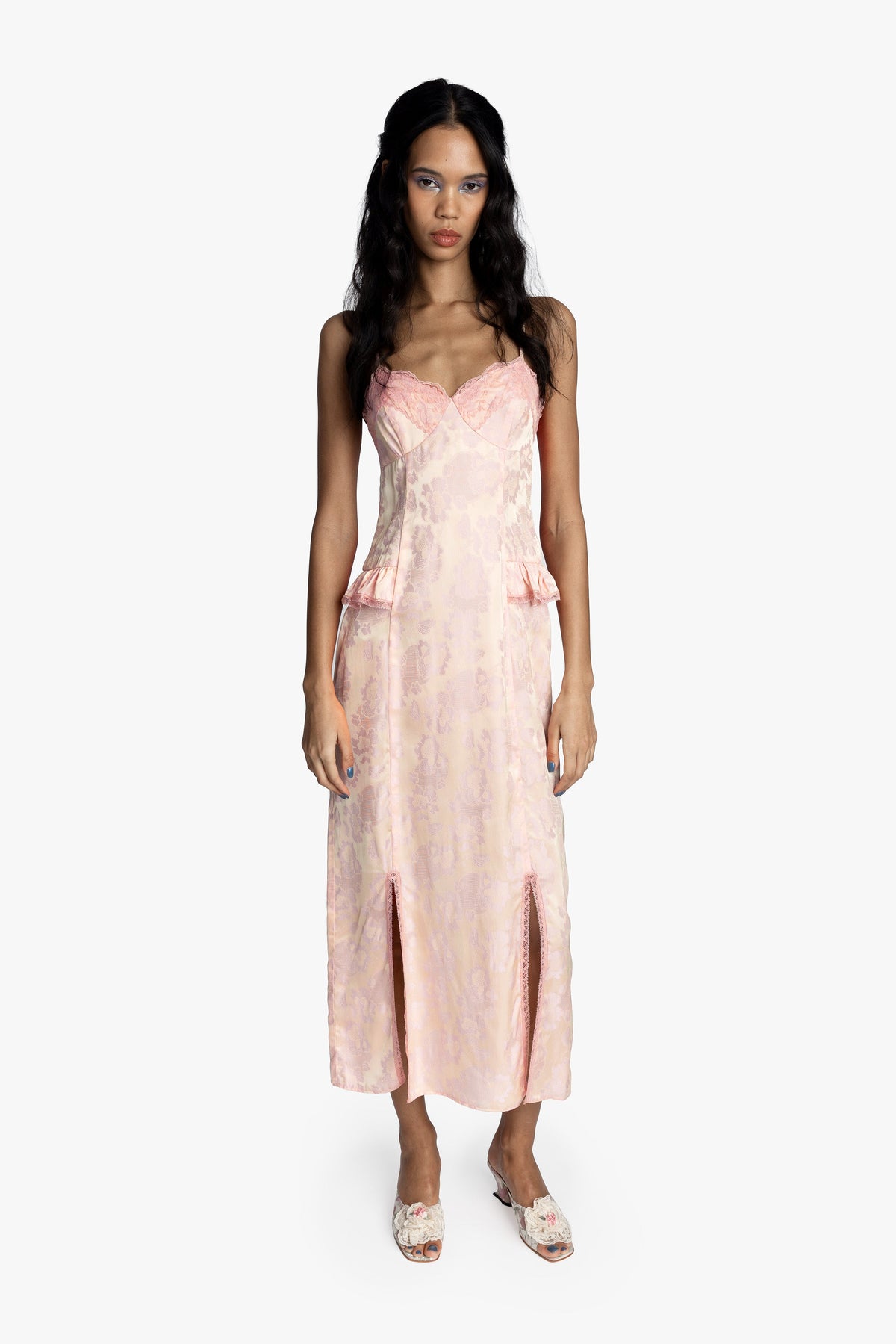 Damask Rose Brocade Slip Dress | Anna Sui