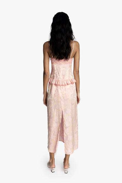 Damask Rose Brocade Slip Dress | Anna Sui