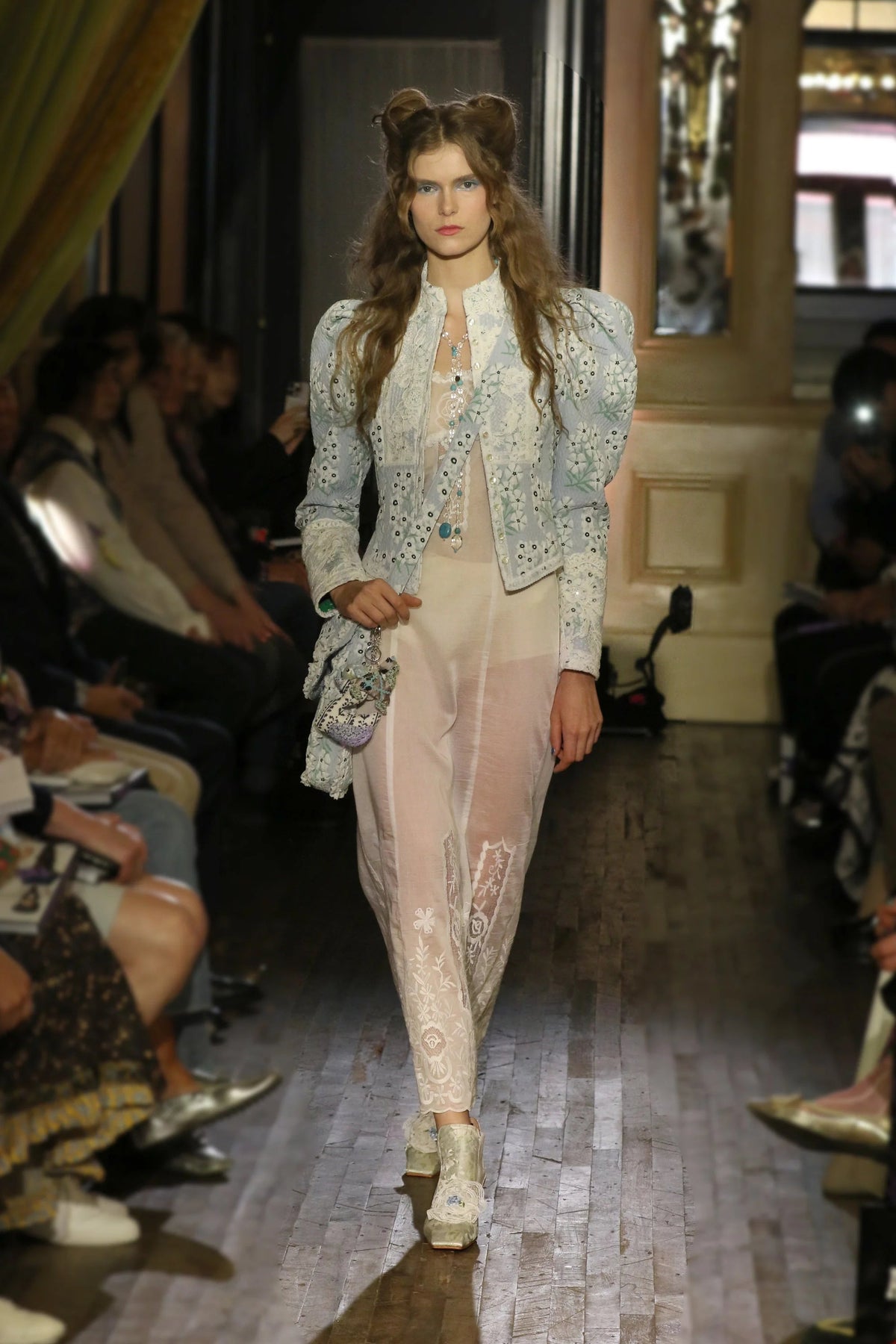 Morning Glory Brocade Victorian Jacket | Anna Sui