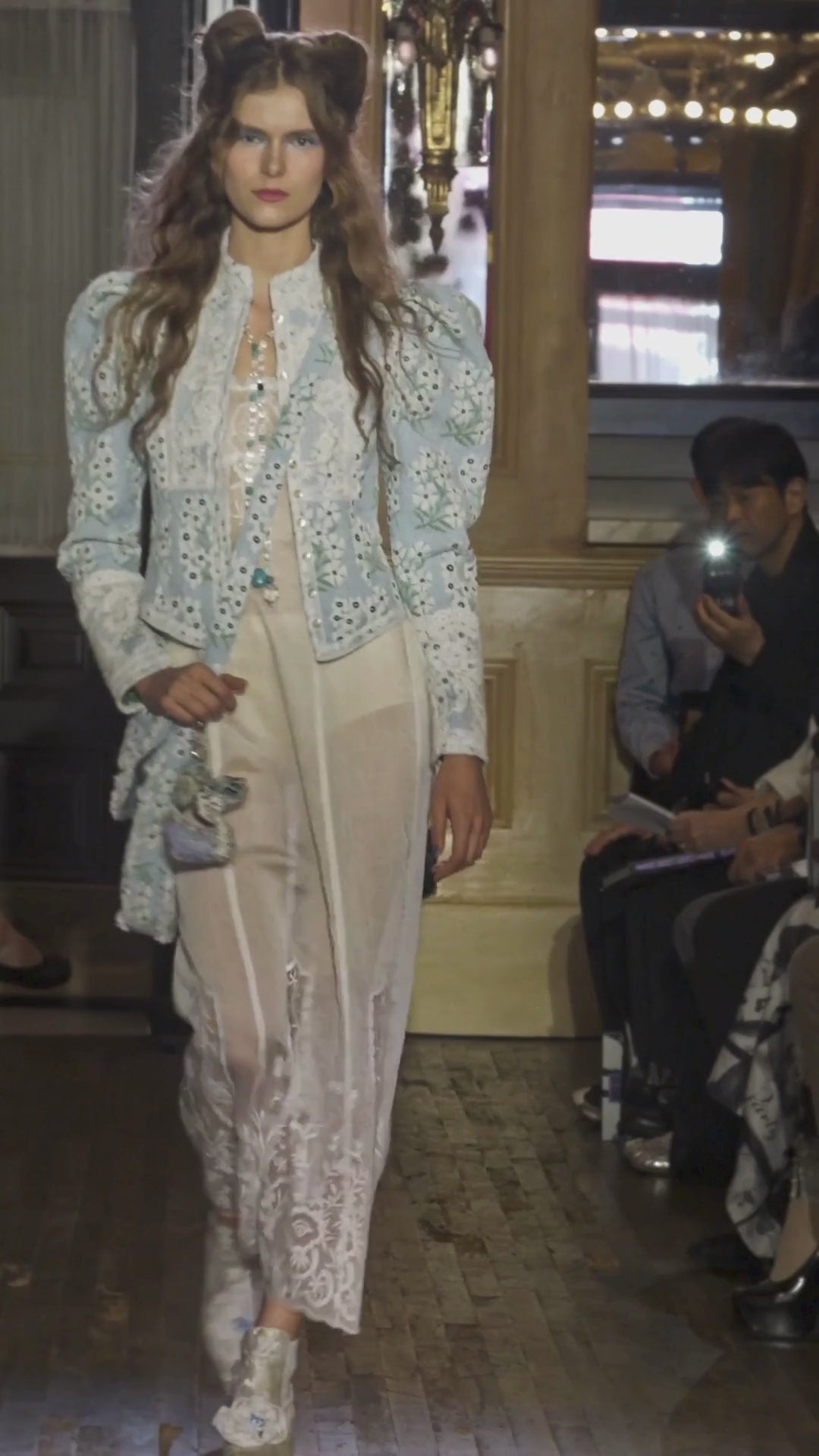 Morning Glory Brocade Victorian Jacket | Anna Sui