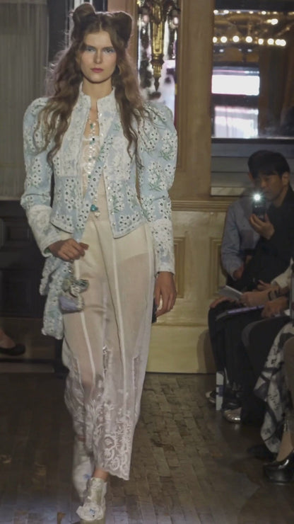 Morning Glory Brocade Victorian Jacket | Anna Sui