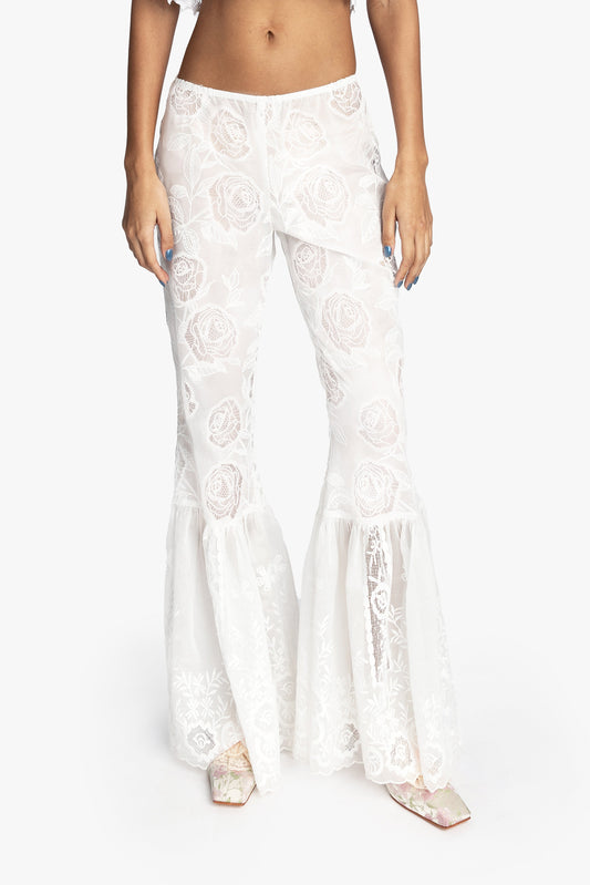 Cottage Rose Lace Pants | Anna Sui