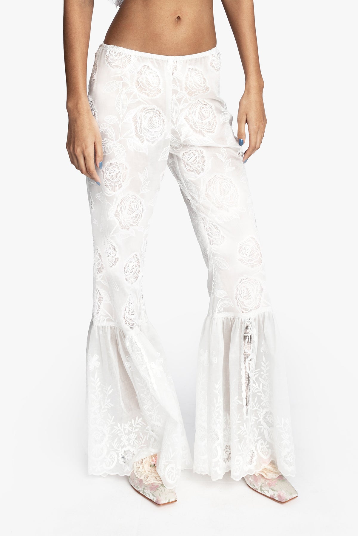 Cottage Rose Lace Pants | Anna Sui