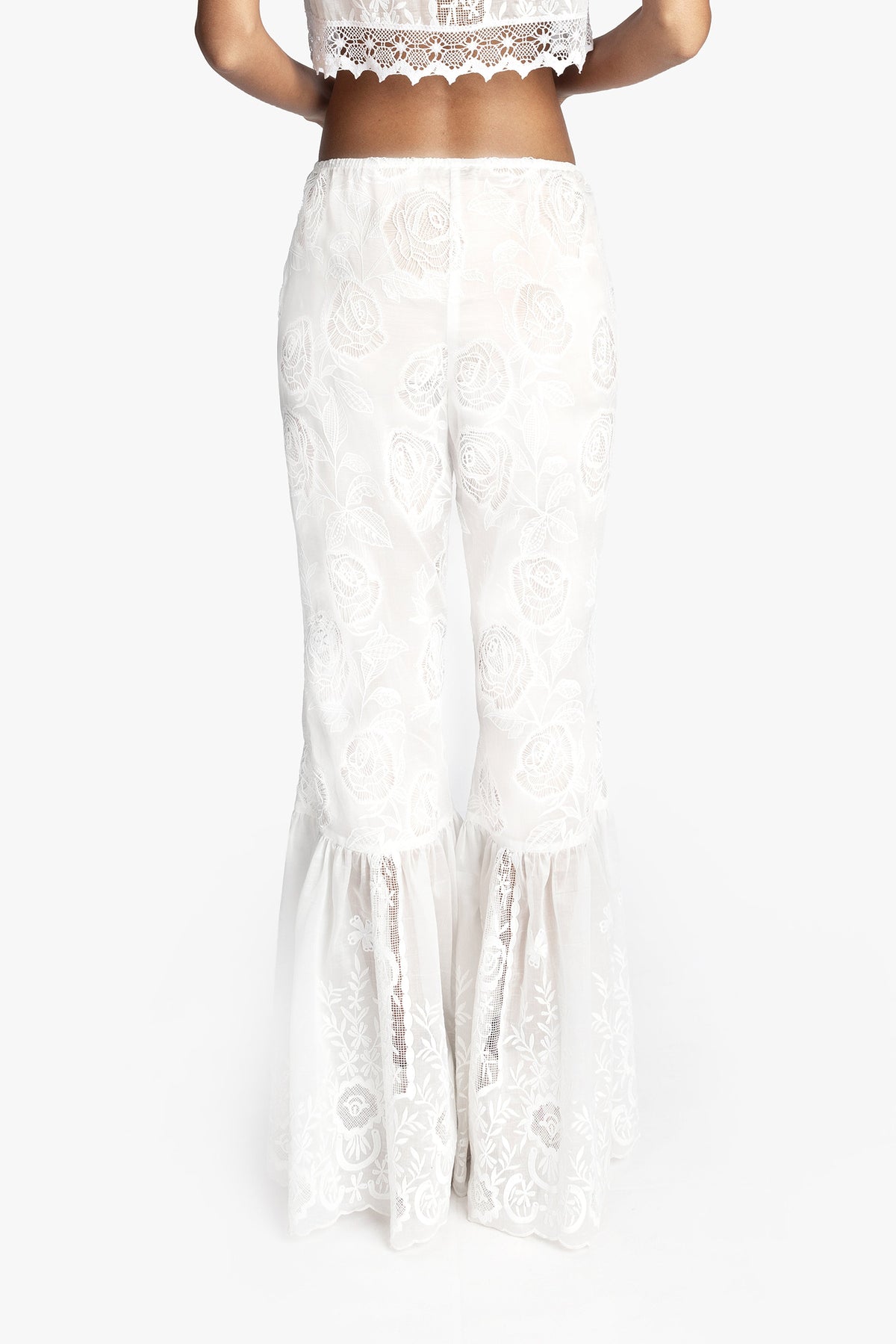 Cottage Rose Lace Pants | Anna Sui
