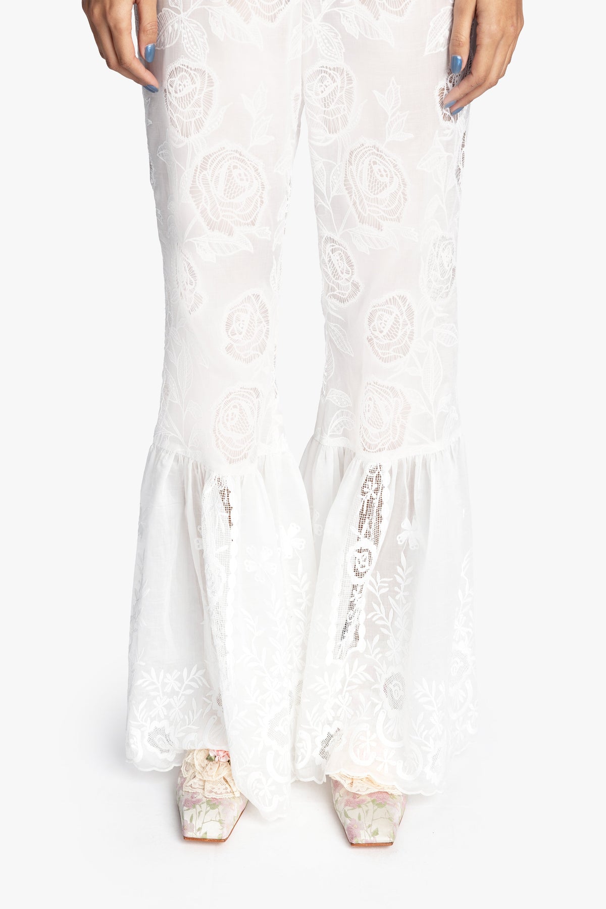 Cottage Rose Lace Pants | Anna Sui