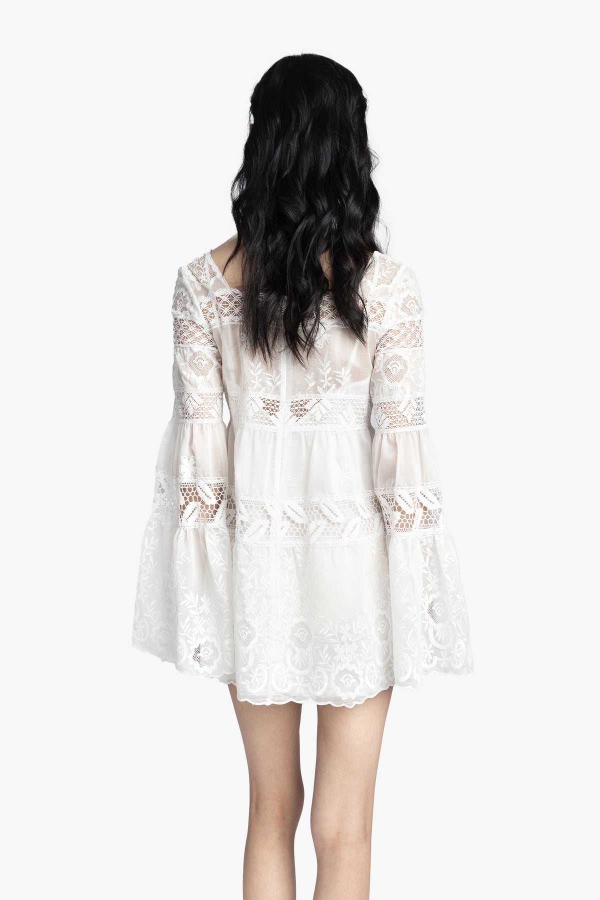 Cottage Rose Lace Mini Dress | Anna Sui