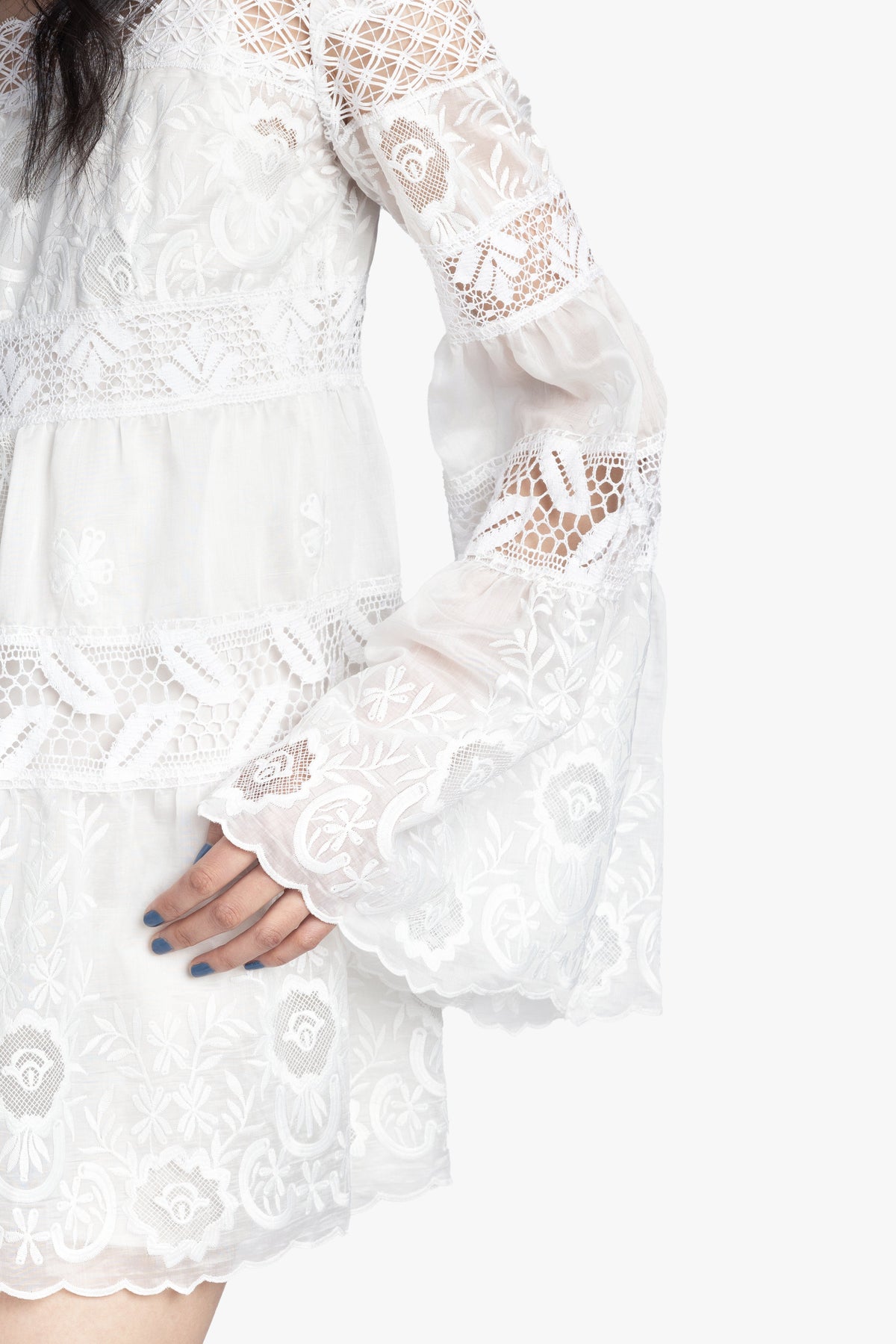 Cottage Rose Lace Mini Dress | Anna Sui