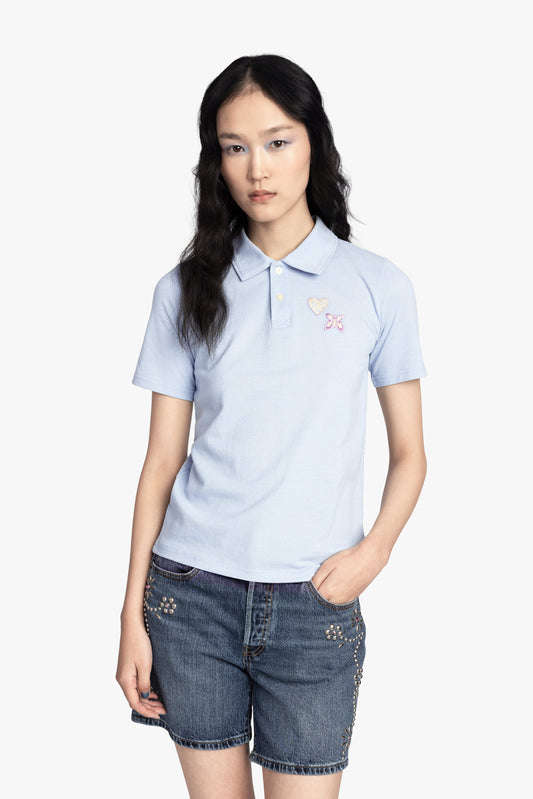 Patch Polo Tee | Anna Sui