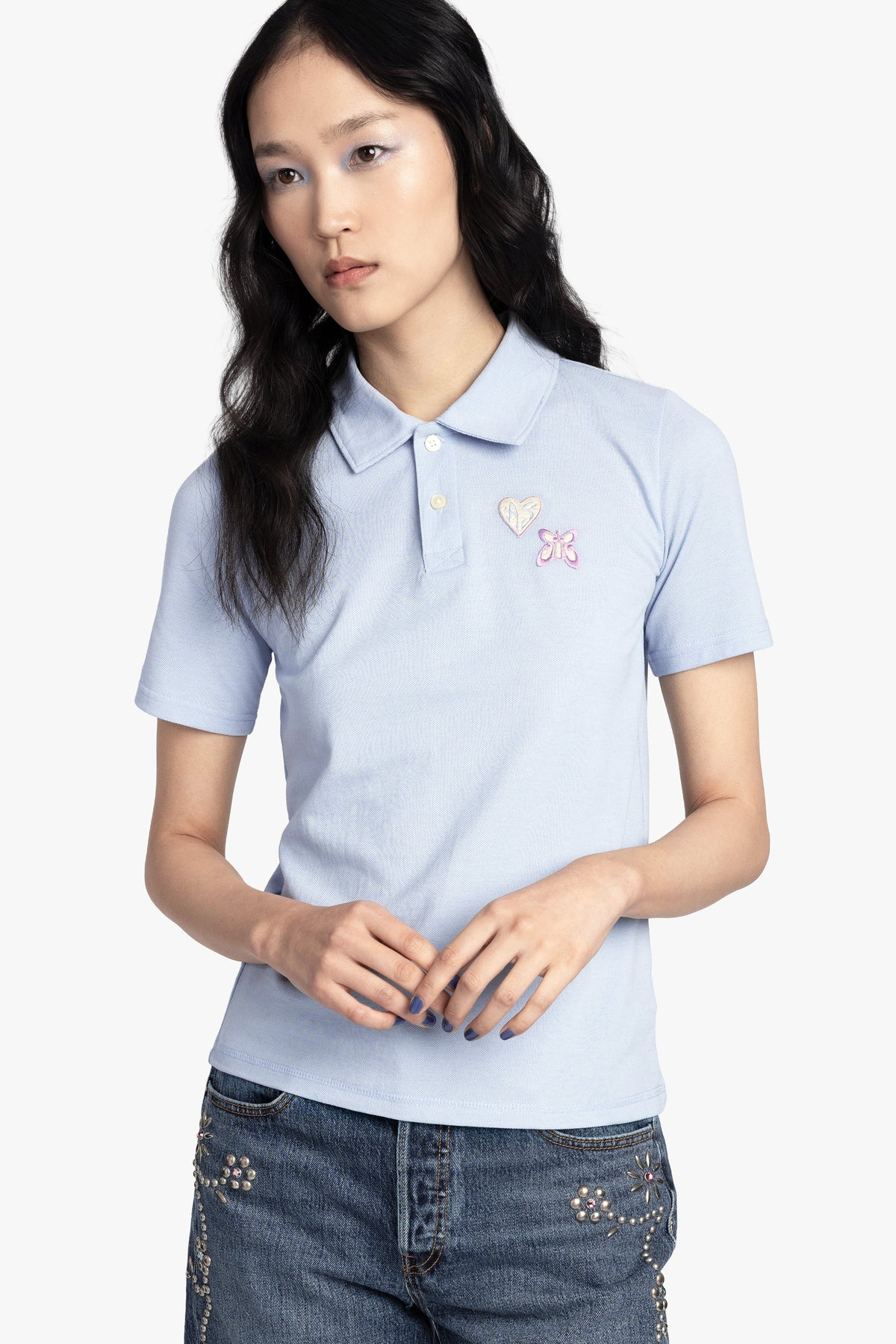 Patch Polo Tee | Anna Sui