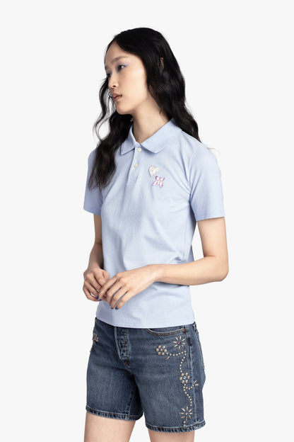 Patch Polo Tee | Anna Sui