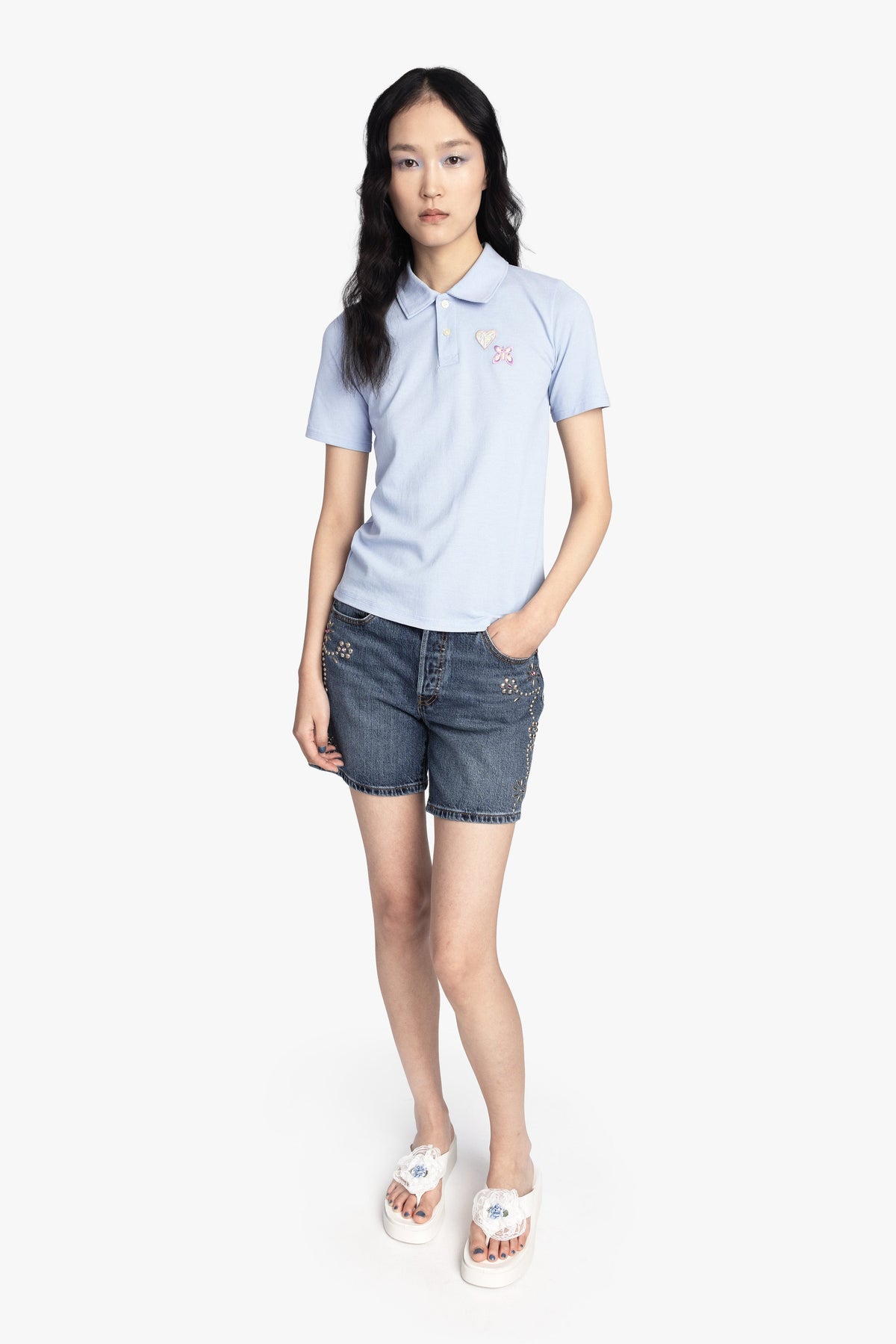 Patch Polo Tee | Anna Sui