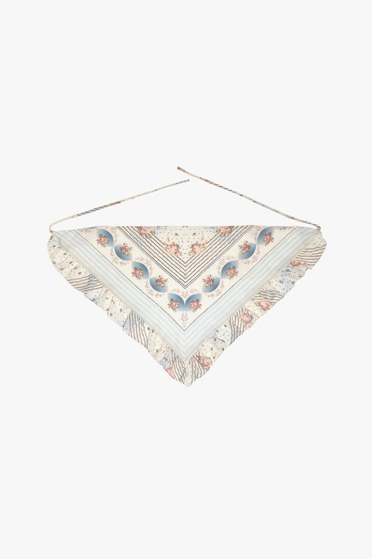 Heritage Scarf Print Chiffon Bandana | Anna Sui