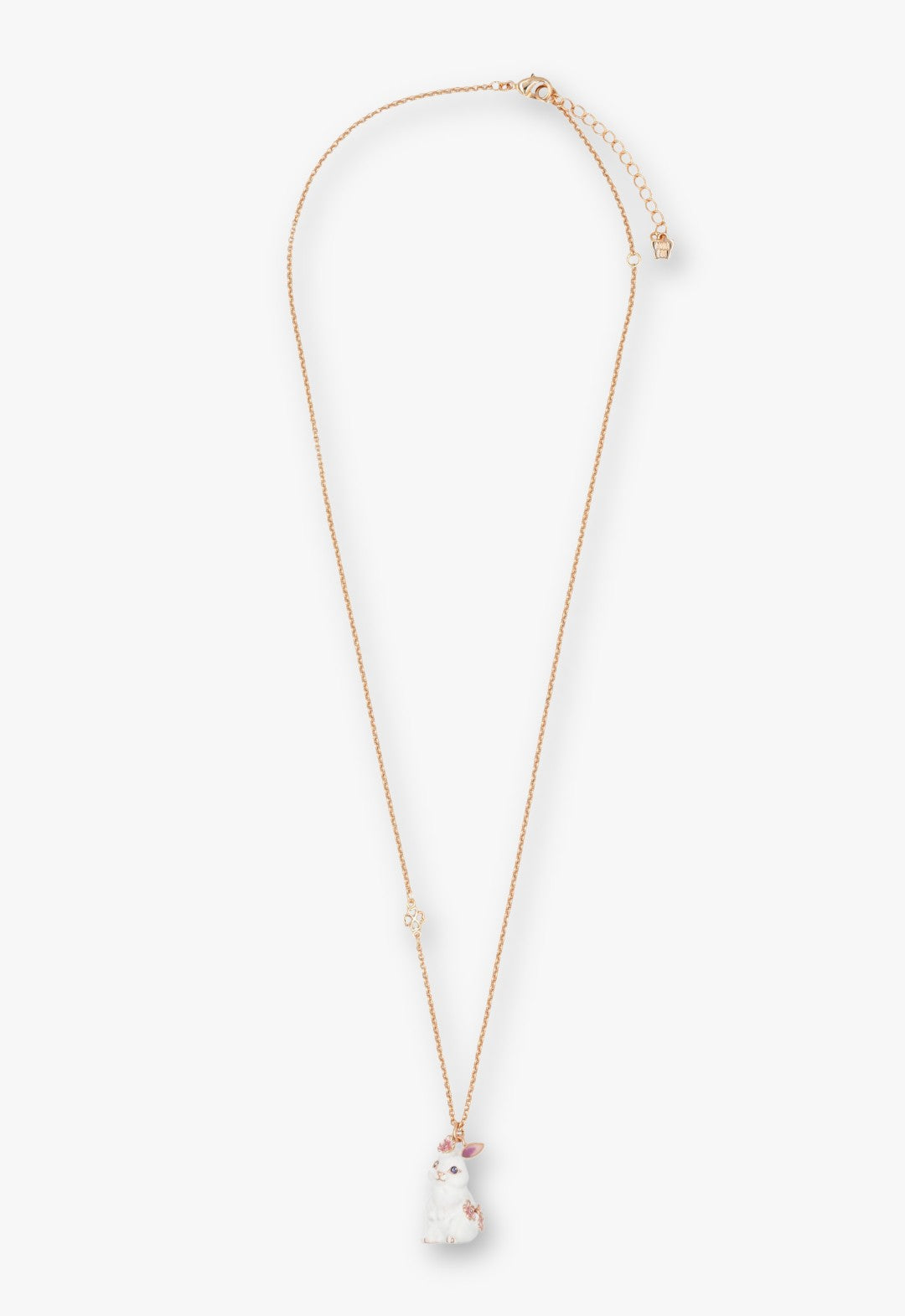 Blossom Bunny Charm Necklace - Gold | Anna Sui