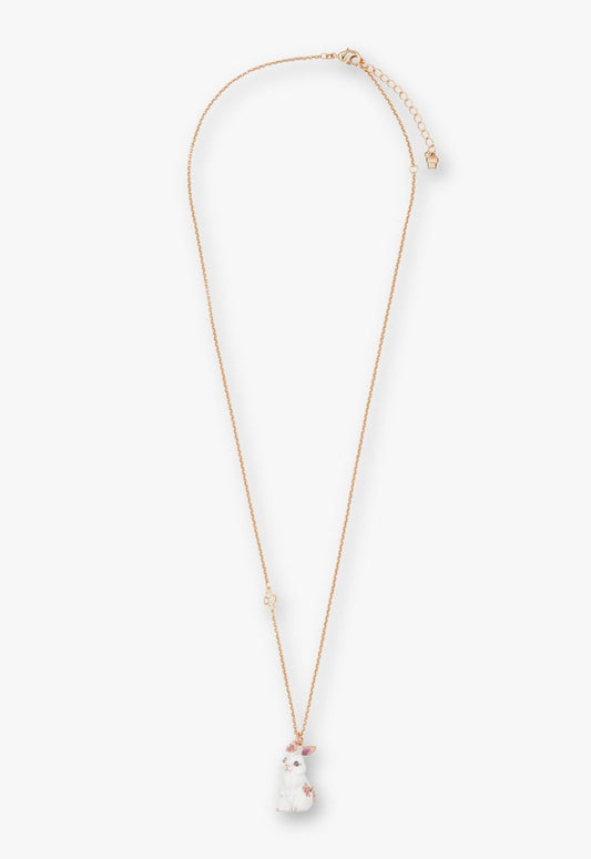 Blossom Bunny Charm Necklace - Gold | Anna Sui
