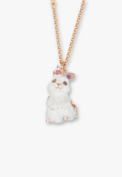 Blossom Bunny Charm Necklace - Gold | Anna Sui