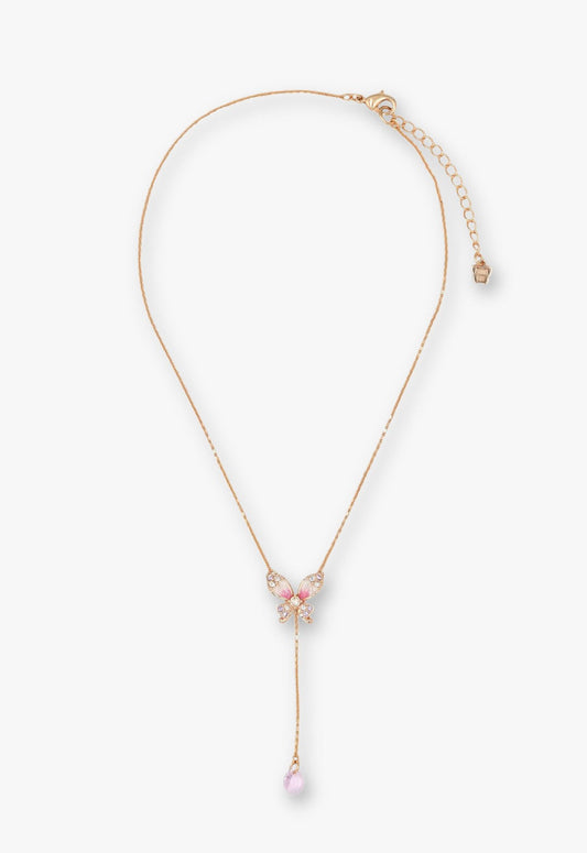 Crystal Bloom Butterfly Necklace | Anna Sui
