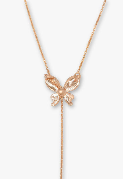 Crystal Bloom Butterfly Necklace | Anna Sui
