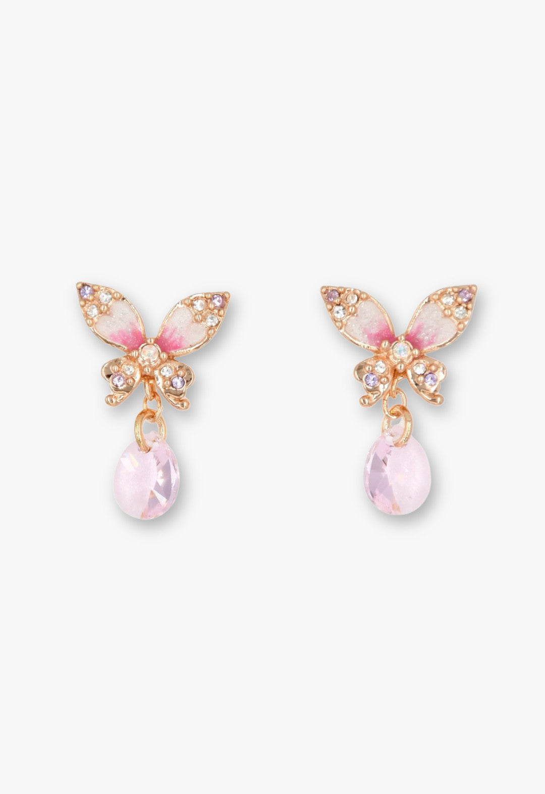 Crystal Bloom Butterfly Earrings | Anna Sui