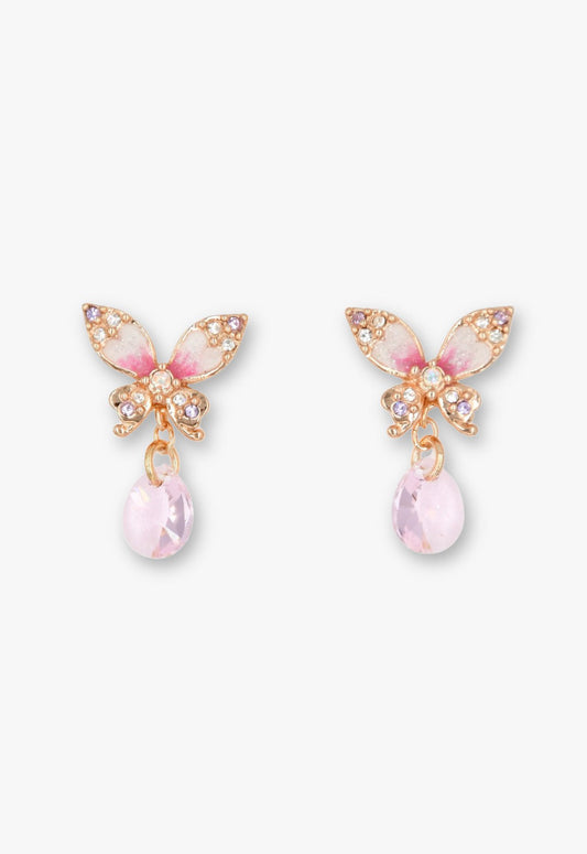 Crystal Bloom Butterfly Earrings | Anna Sui
