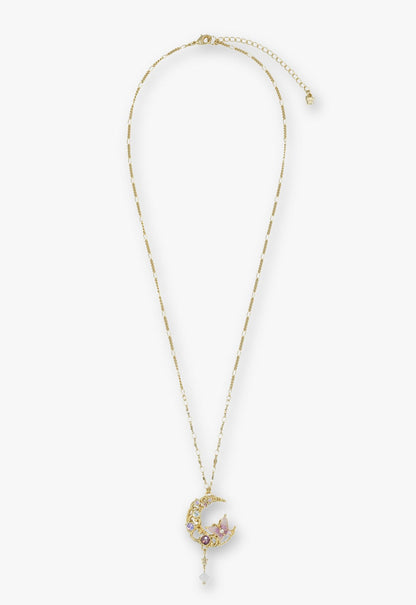 Enchanted Butterfly Moon Necklace - Gold | Anna Sui