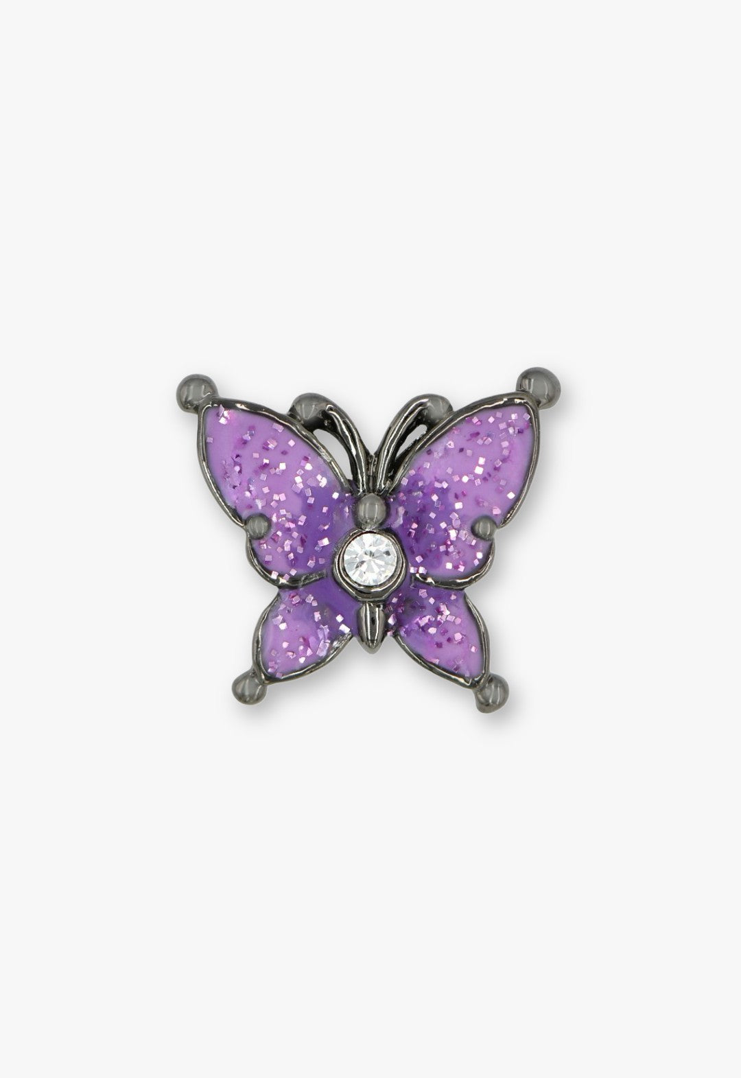 Twilight Gothic Butterfly Earrings - Gunmetal | Anna Sui