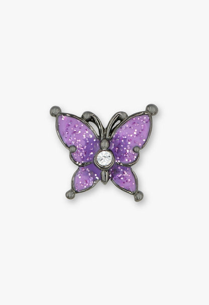 Twilight Gothic Butterfly Earrings - Gunmetal | Anna Sui