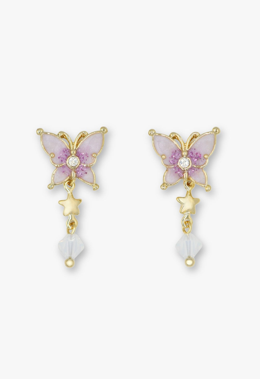 Twilight Butterfly Drop Earrings - Gold | Anna Sui