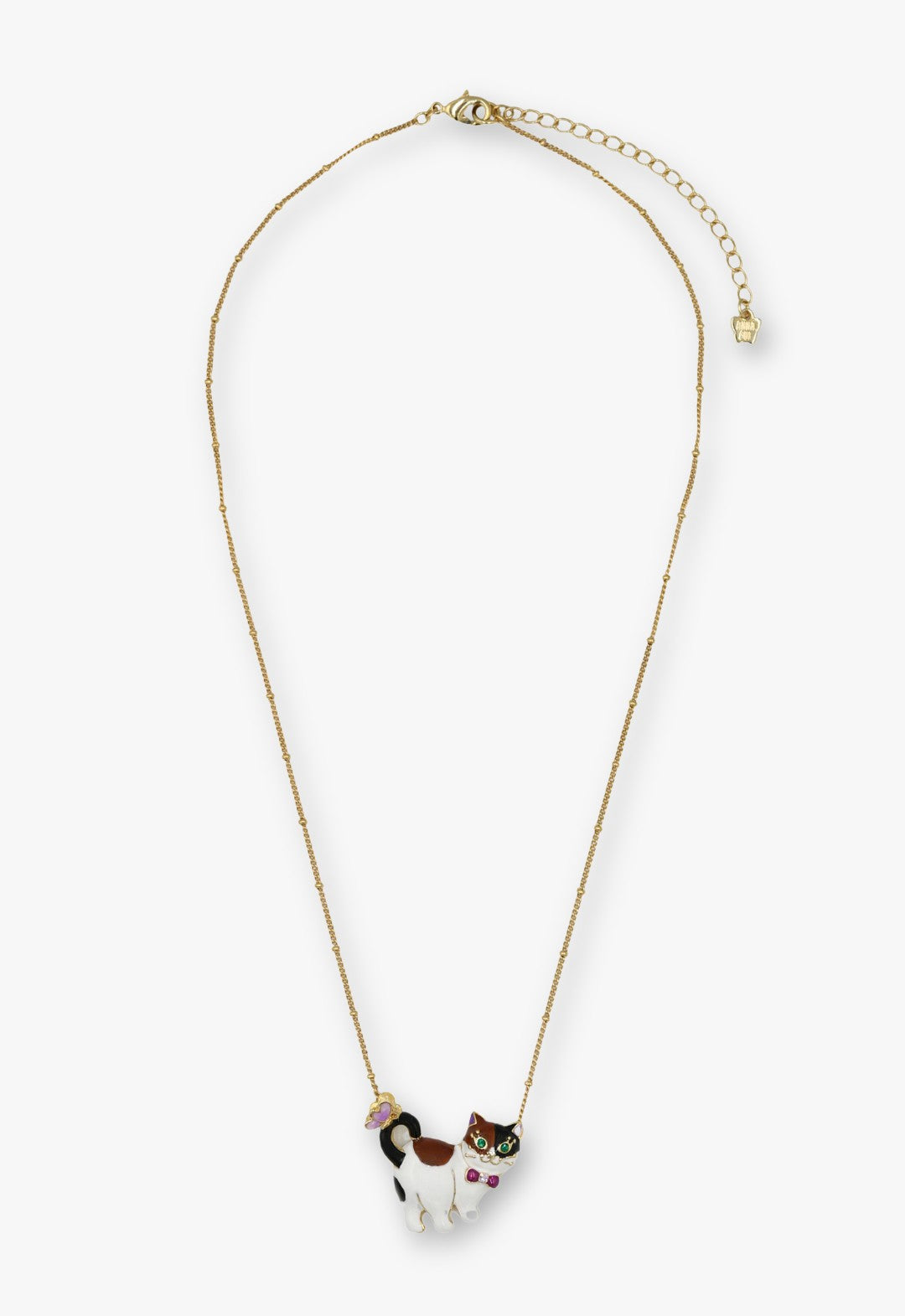 Calico Kitty Necklace - Gold | Anna Sui