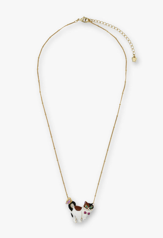 Calico Kitty Necklace - Gold | Anna Sui