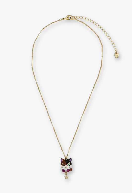 Wink & Wish Calico Cat Necklace | Anna Sui