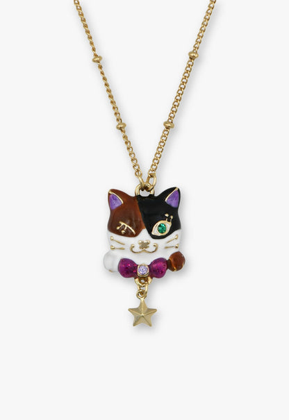 Wink & Wish Calico Cat Necklace | Anna Sui