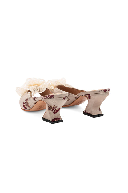 John Fluevog x Anna Sui Mules- Wildflower | Anna Sui